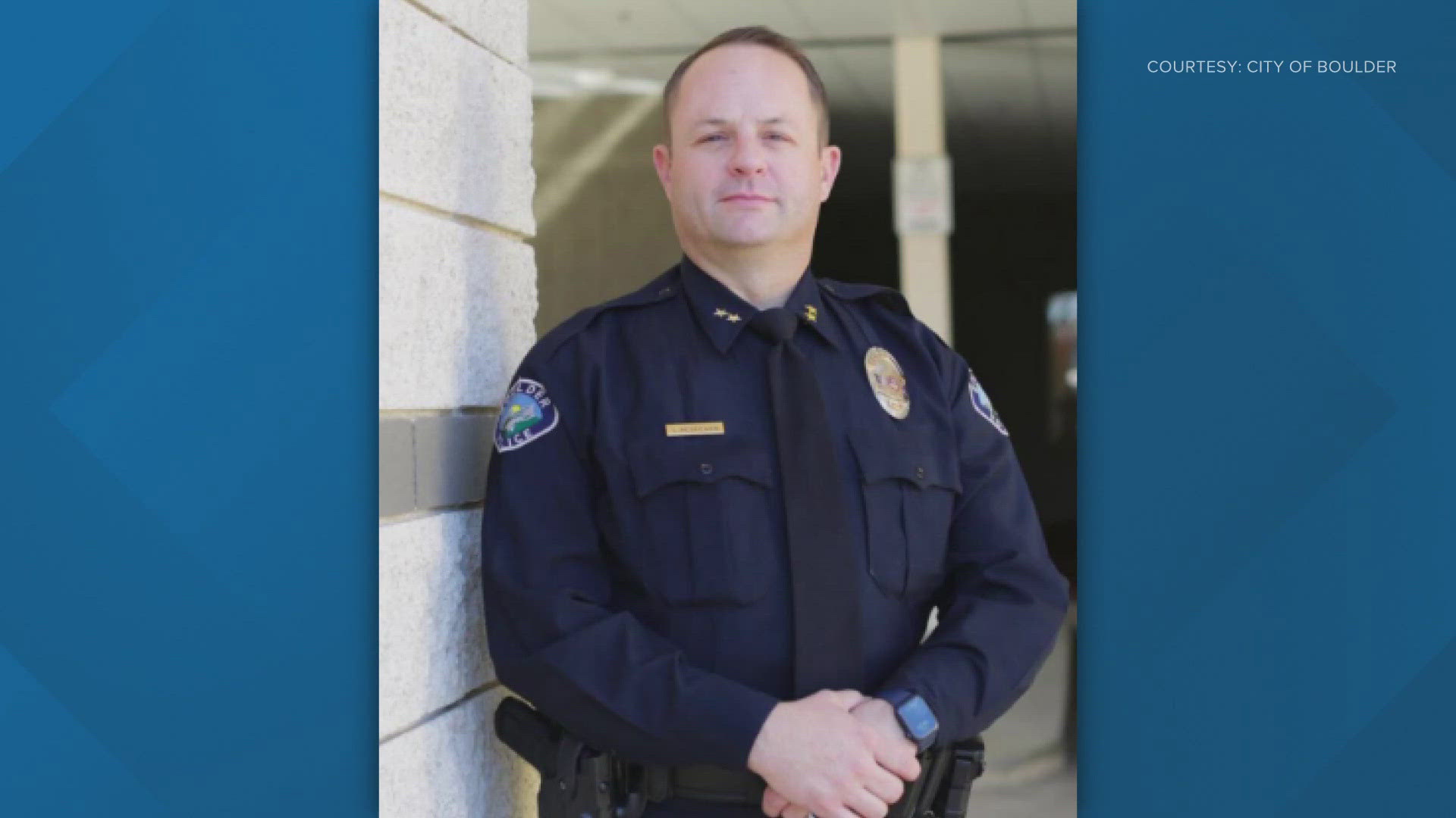 Stephen Redfearn said he is excited by the opportunity to continue to lead the Boulder Police Department.