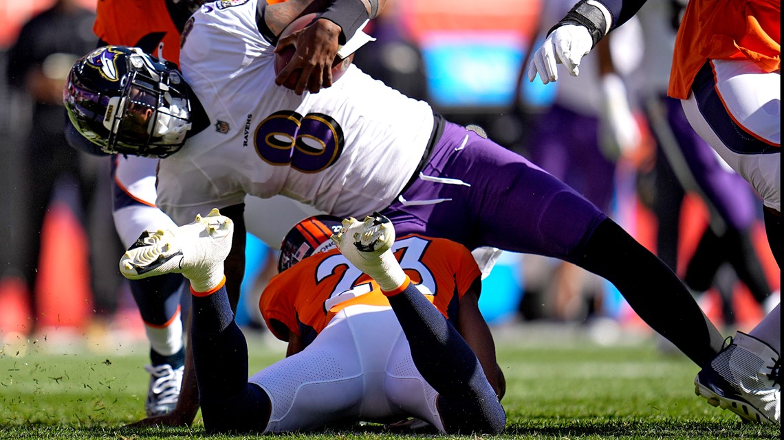 John Harbaugh makes no apologies for extending 100-yard rushing streak on  final play of Ravens win over Broncos