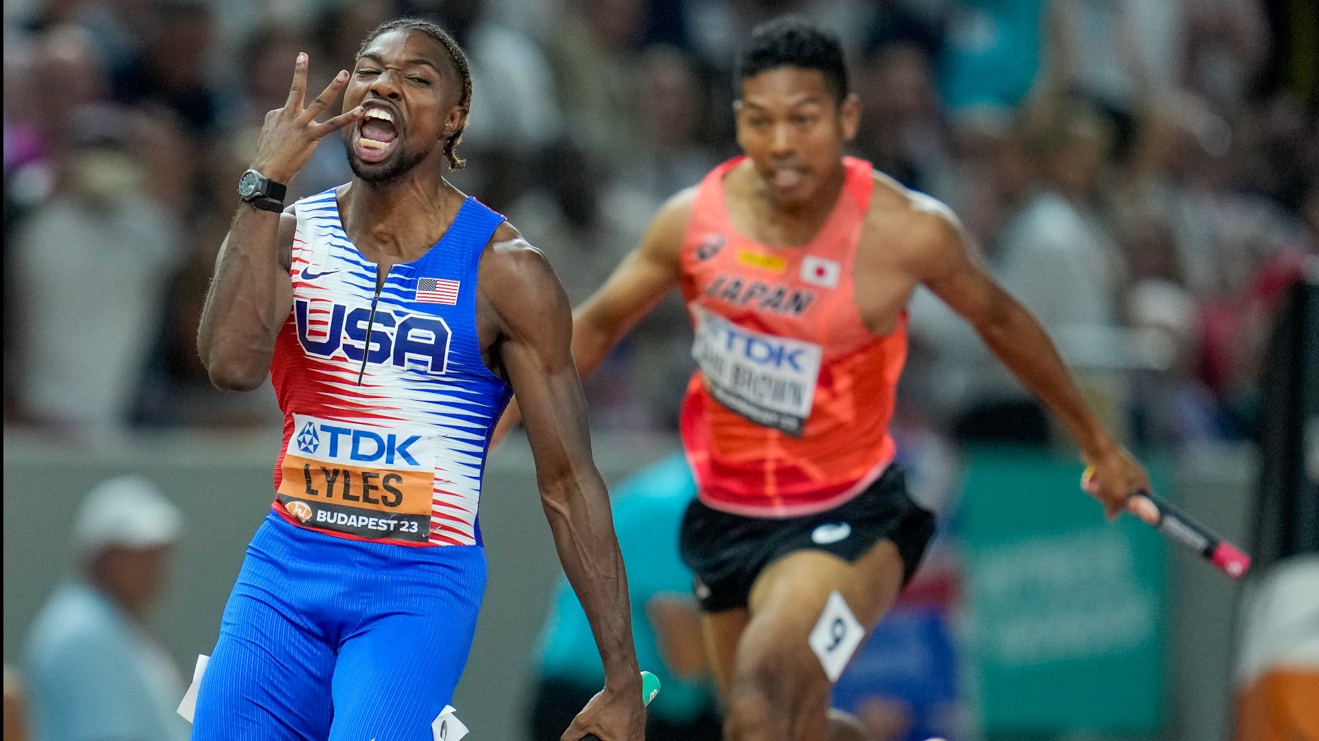 Lyles, Richardson Lead USA To Relay Wins At World Championships | 9news.com