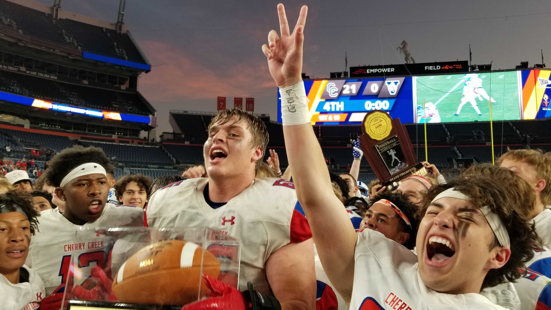 The Bruins shut out Valor Christian 21-0 in the Class 5A state title game on Saturday.