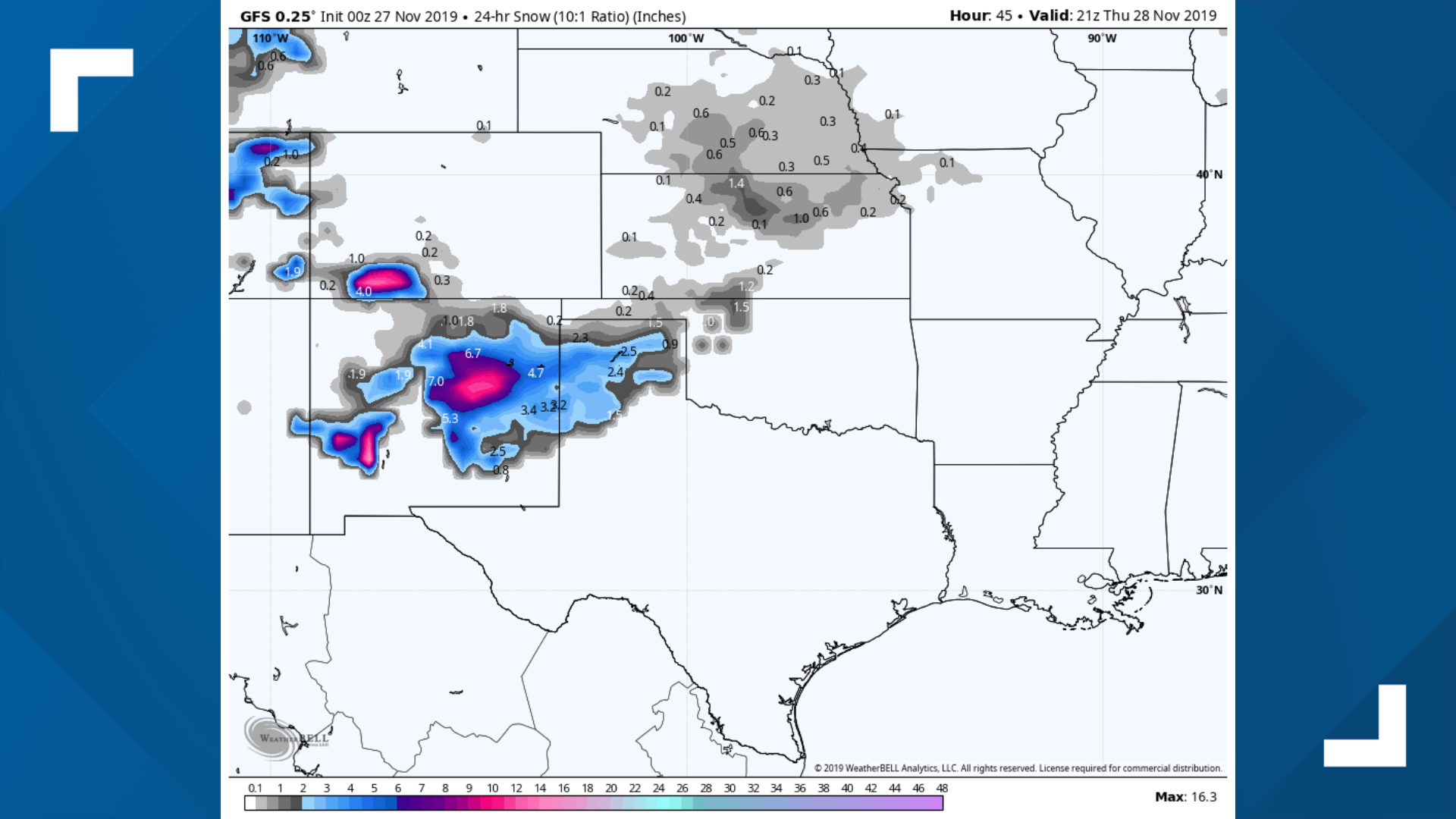 Will it snow on Thanksgiving in Denver? | 9news.com