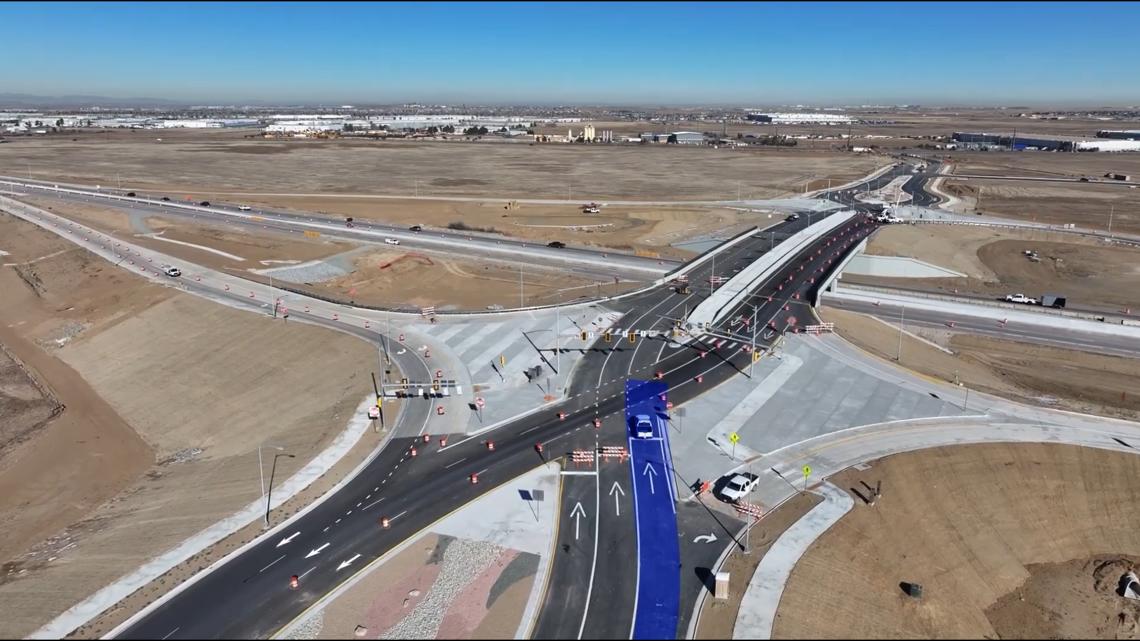 Colorado's new diverging diamond interchange opens in all directions