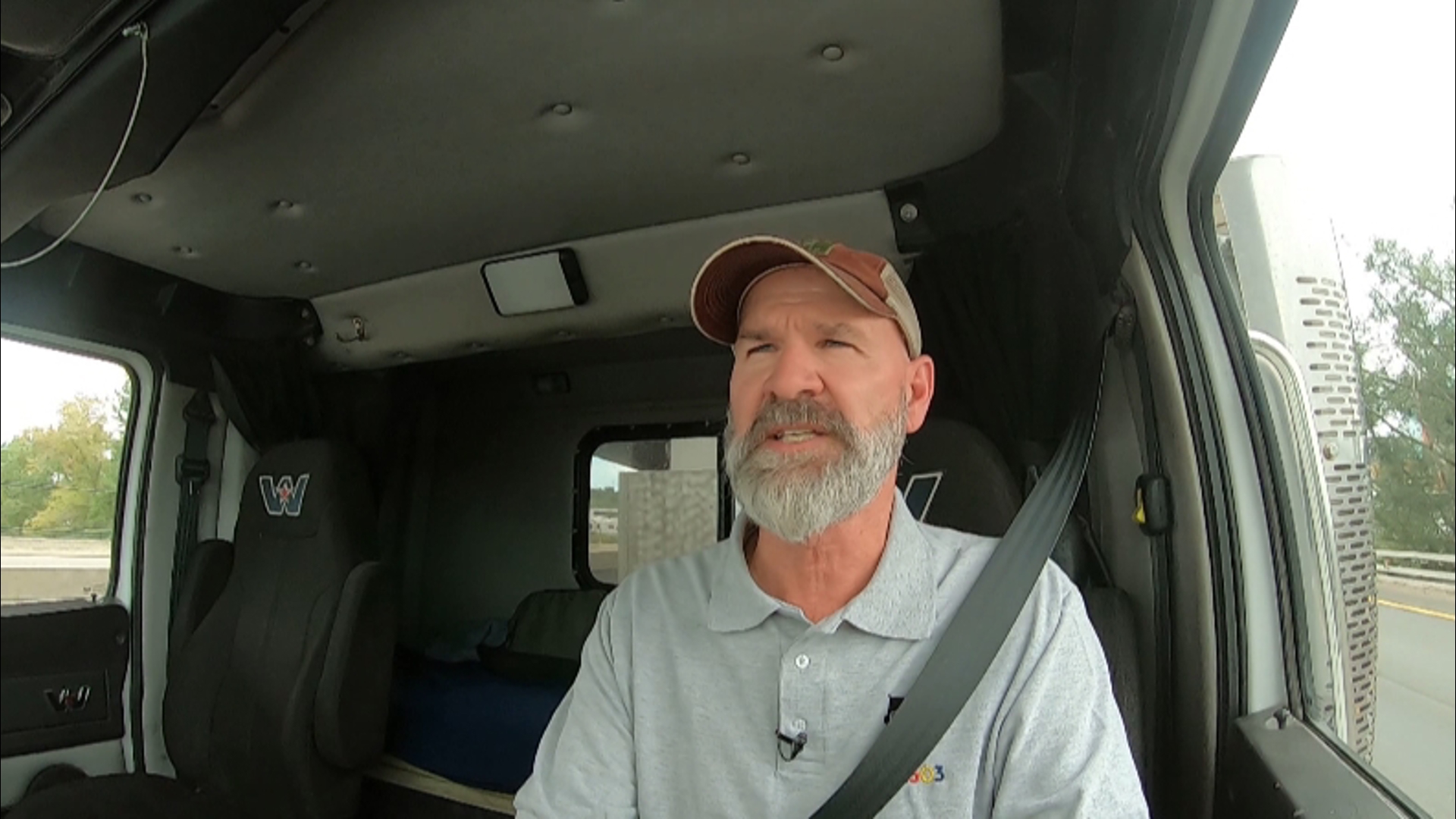 WATCH: Full truck driver perspective through I-70 work zone