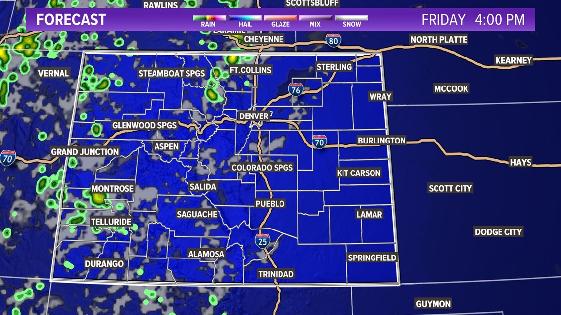 Denver, Colorado, front range weather forecast