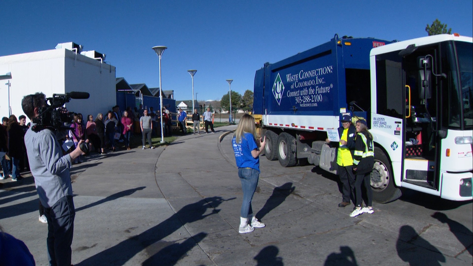 Wish Ride Colorado Colorado teenager gets her Wish: Ride along with a trash truck | 9news.com