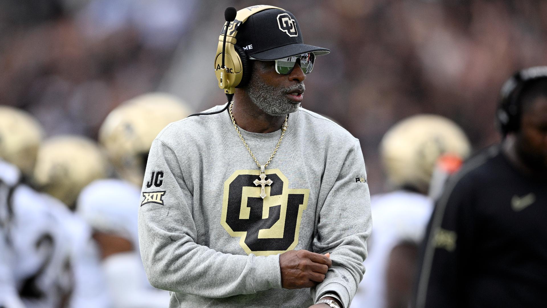 University of Colorado head coach Deion Sanders is addressing the media Tuesday as the Buffs prepare to host Cincinnati on Saturday. 