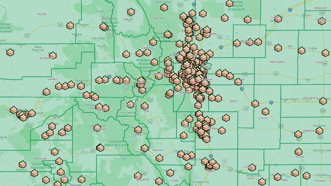 Colorado Election Map: In-person Voting Sites, Ballot Drop Boxes ...