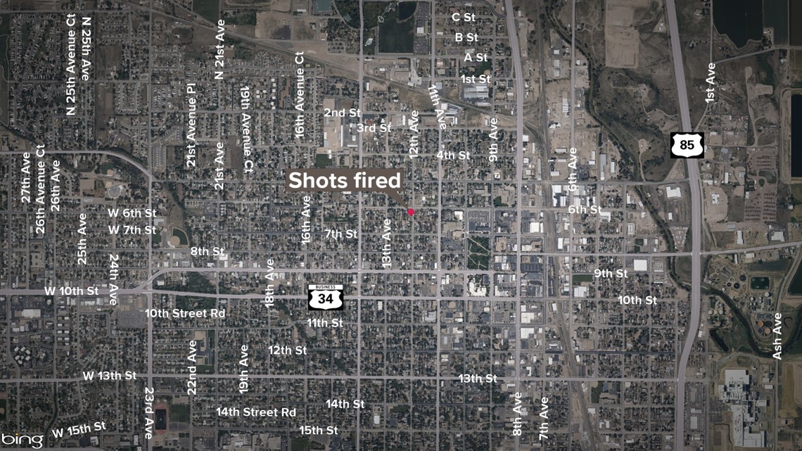 Greeley officer fired at suspect on 6th Street late Wednesday