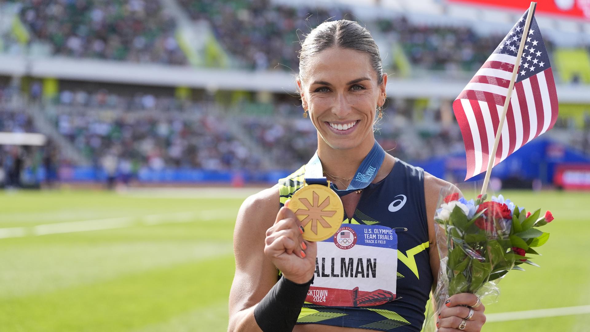 Allman, who went to Silver Creek High School, is defending her gold medal from the 2020 Olympics.