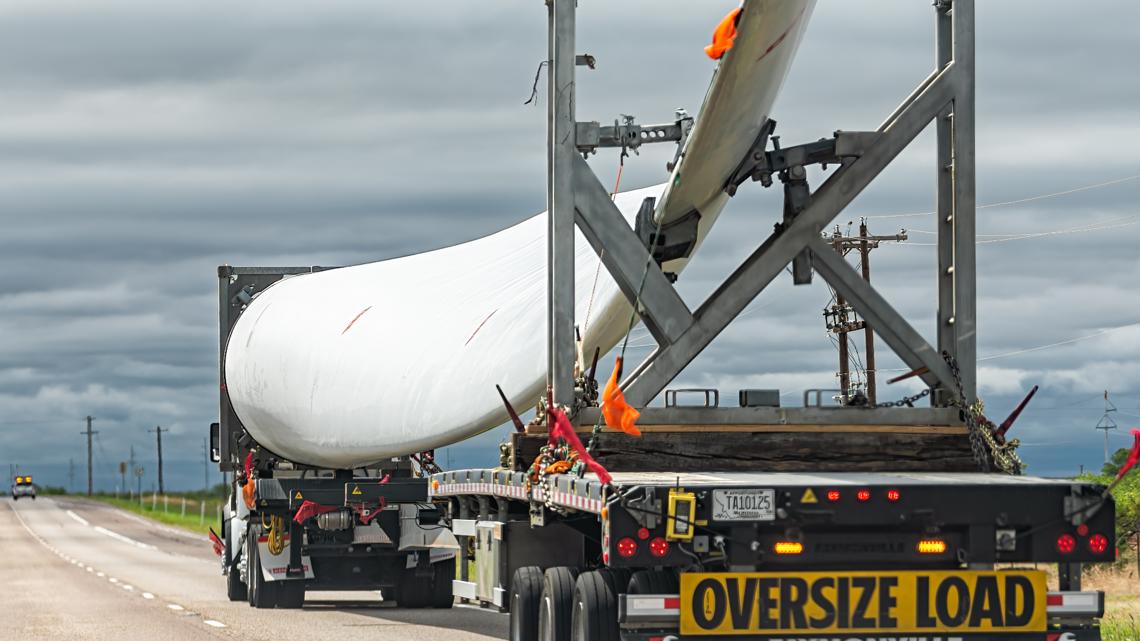 Turbine move to partially close northern Colorado highways