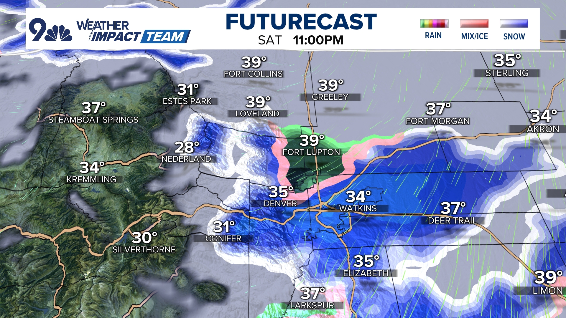 Denver forecast: Rain showers, snow storms this weekend in Colorado ...