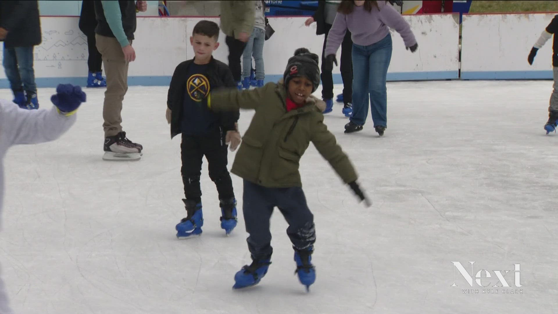 We took our weekly question to the ice skating rink in the center of downtown Denver.