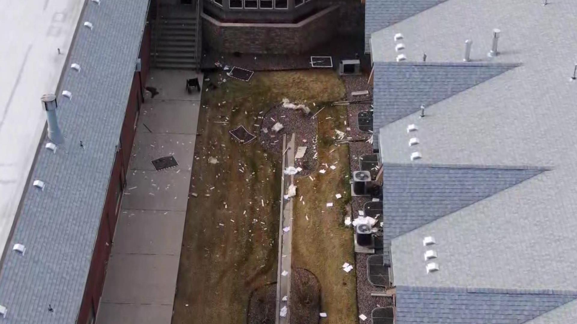 Drone footage shows impact of explosion at Denver retirement community ...