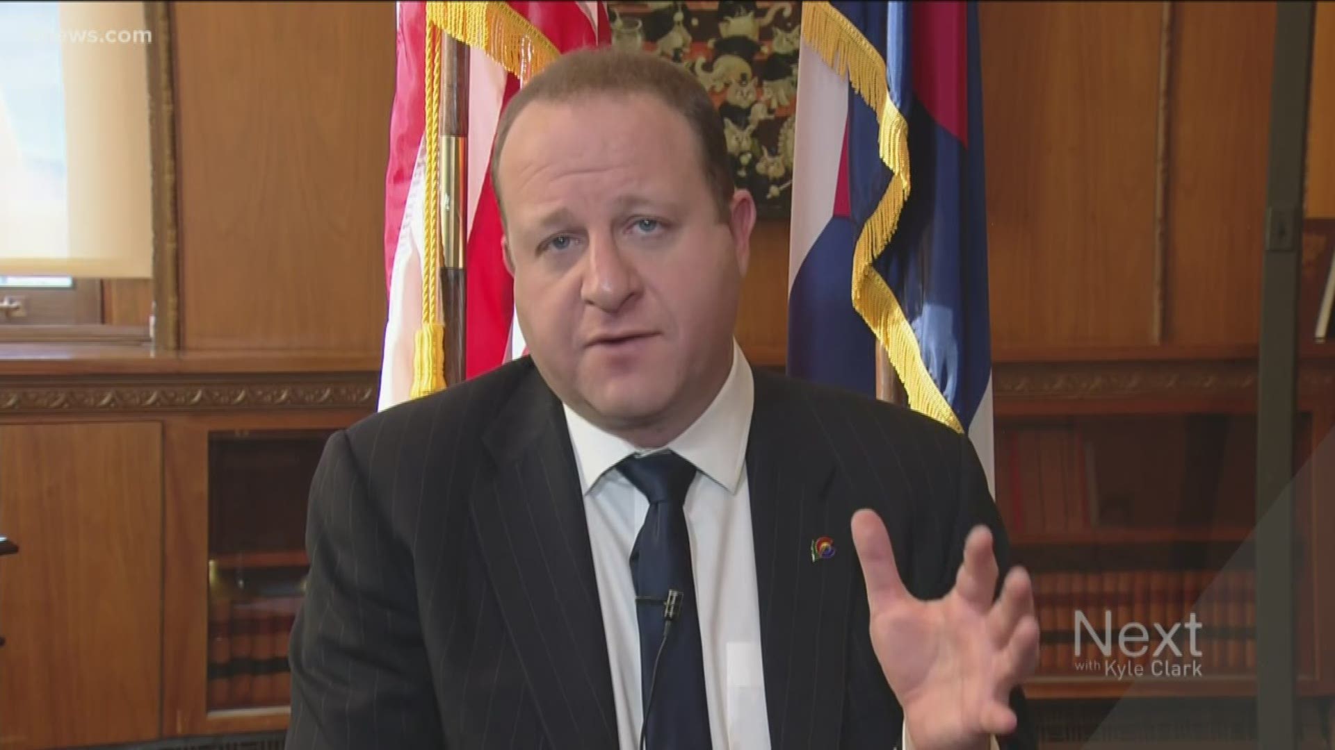 "This is no longer a novelty," said Colorado Gov. Jared Polis of the drones, following his second State of the State address.