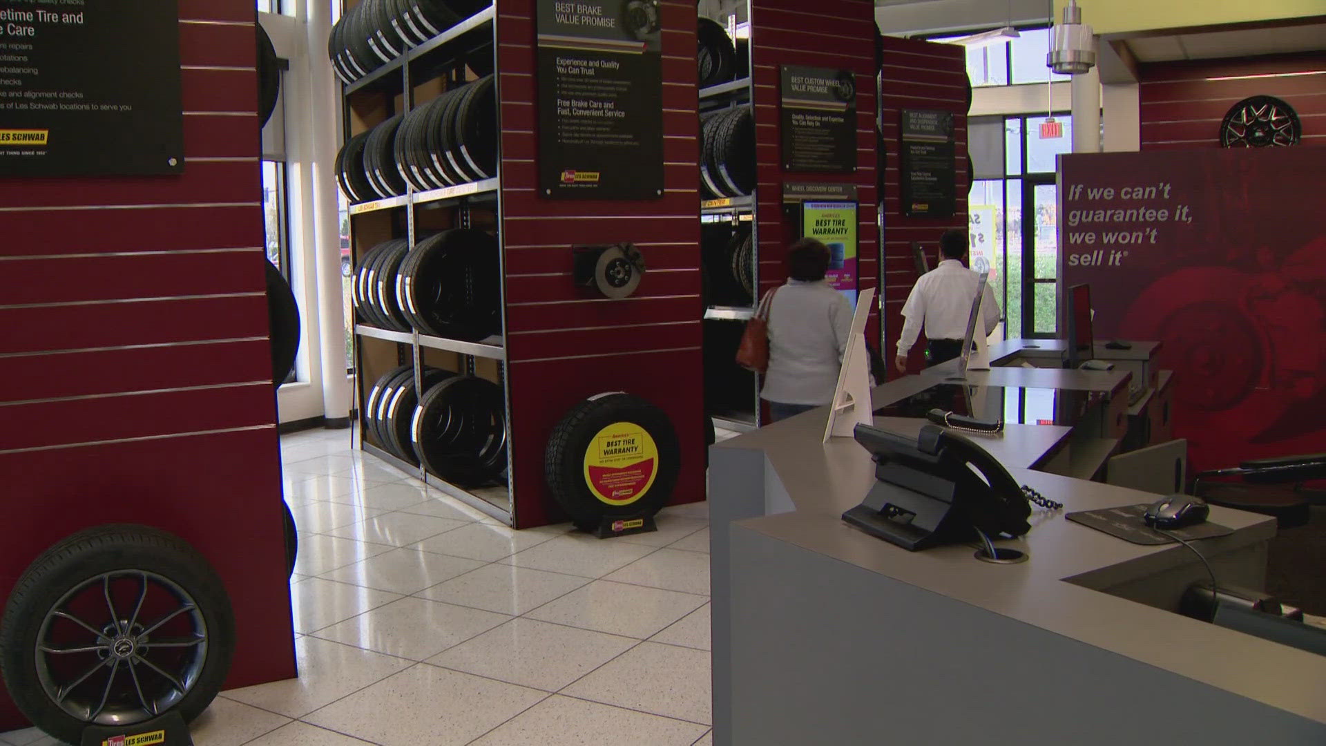 Wednesday's cooldown brought a first glimpse of winter for folks in the metro area and some are wondering if they might need new tires.