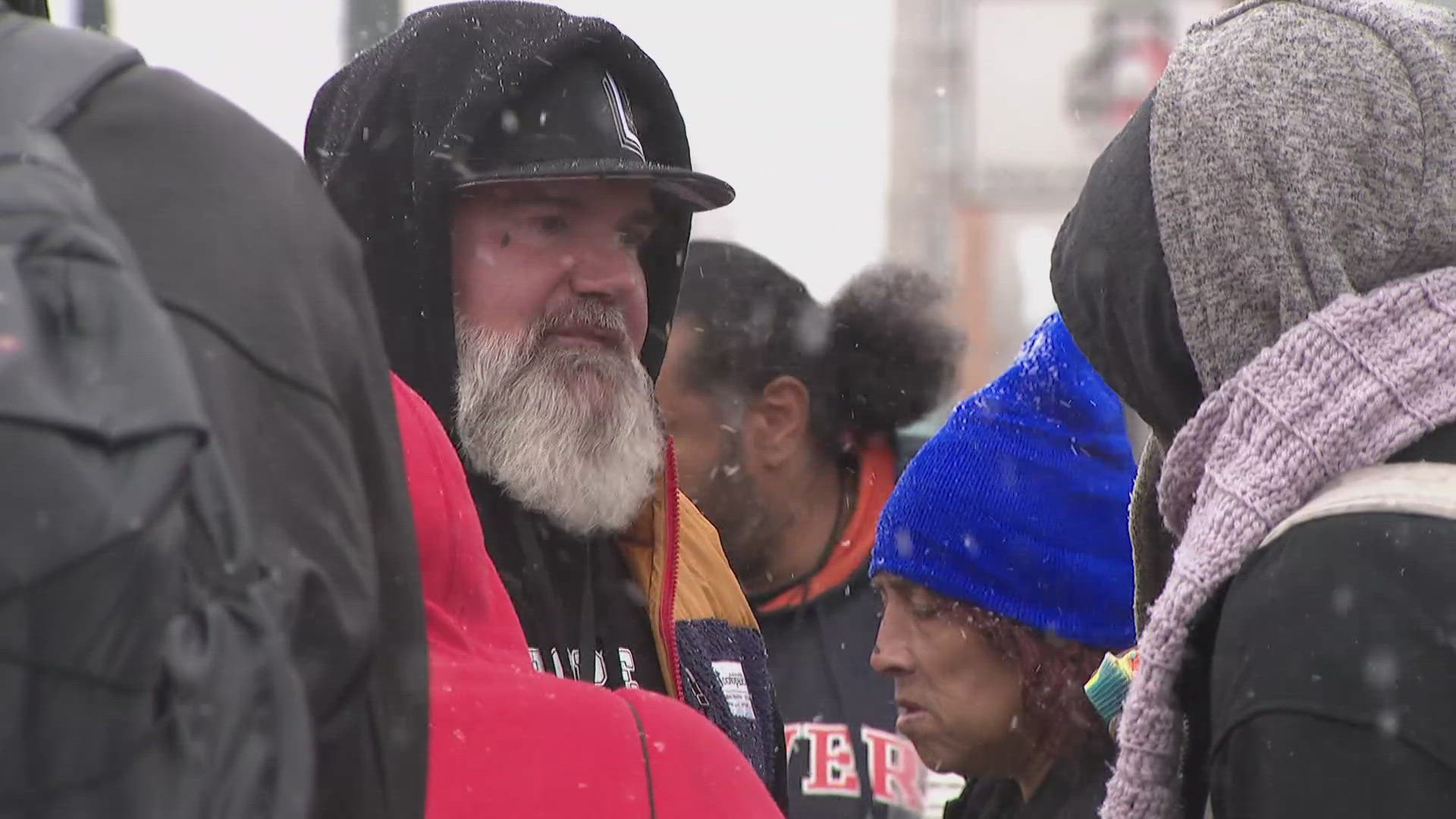 "We know what it’s like to zip that tent up or to try and hunker down and stay warm and feel like nobody sees you," Mike Johnson, the street team director, said.