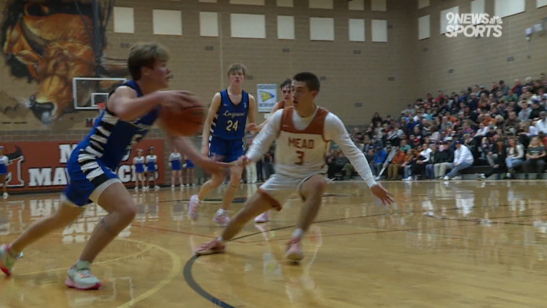 The Mavericks won their ninth game in a row Friday night with a 57-46 victory over the Trojans.