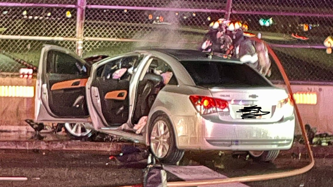 1 dead after crash on I-25 overpass | 9news.com