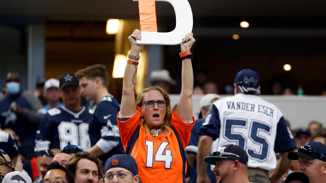 NFL Week 9 Awards: Cowboys fans dominated by Broncos fans in Dallas