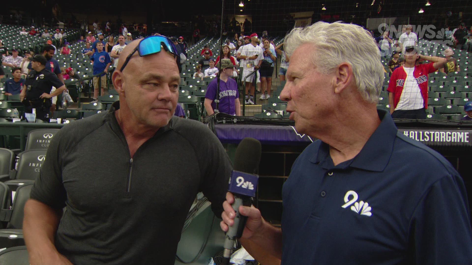 Mike Klis caught up with former Colorado Rockies outfielder Dante Bichette, whose son is playing in the 2021 MLB All-Star Game.