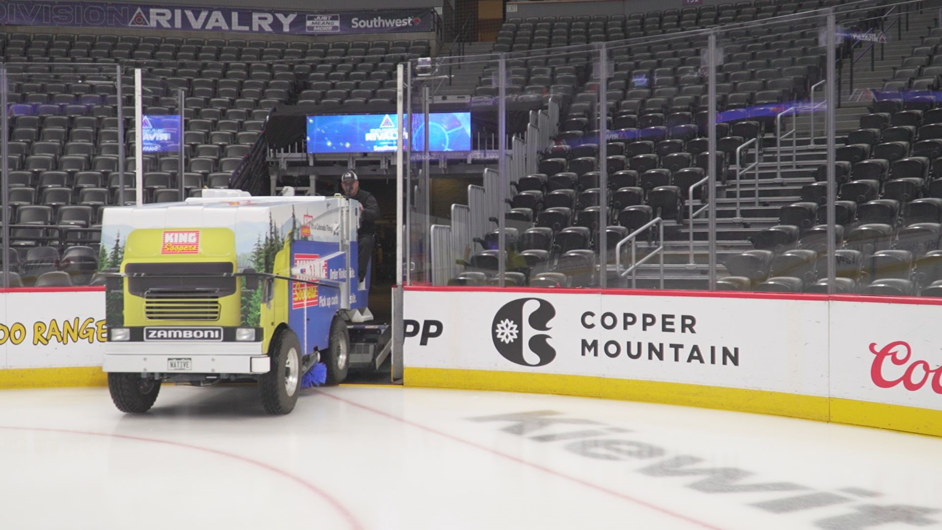 Tony Kreusch has spent over two decades creating and maintaining the ice at Ball Arena as the Avs' head ice technician.