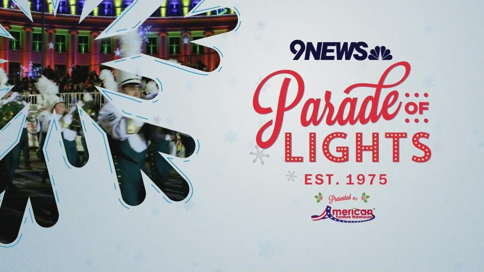47th annual 9NEWS Parade of Lights 2022 in Denver.