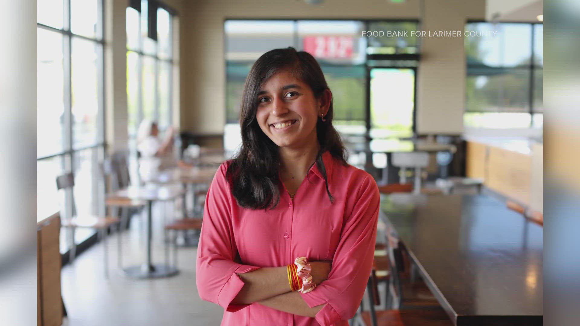 16-year-old Ritee Tripahti spent her summer volunteering at the Food Bank for Larimer County.