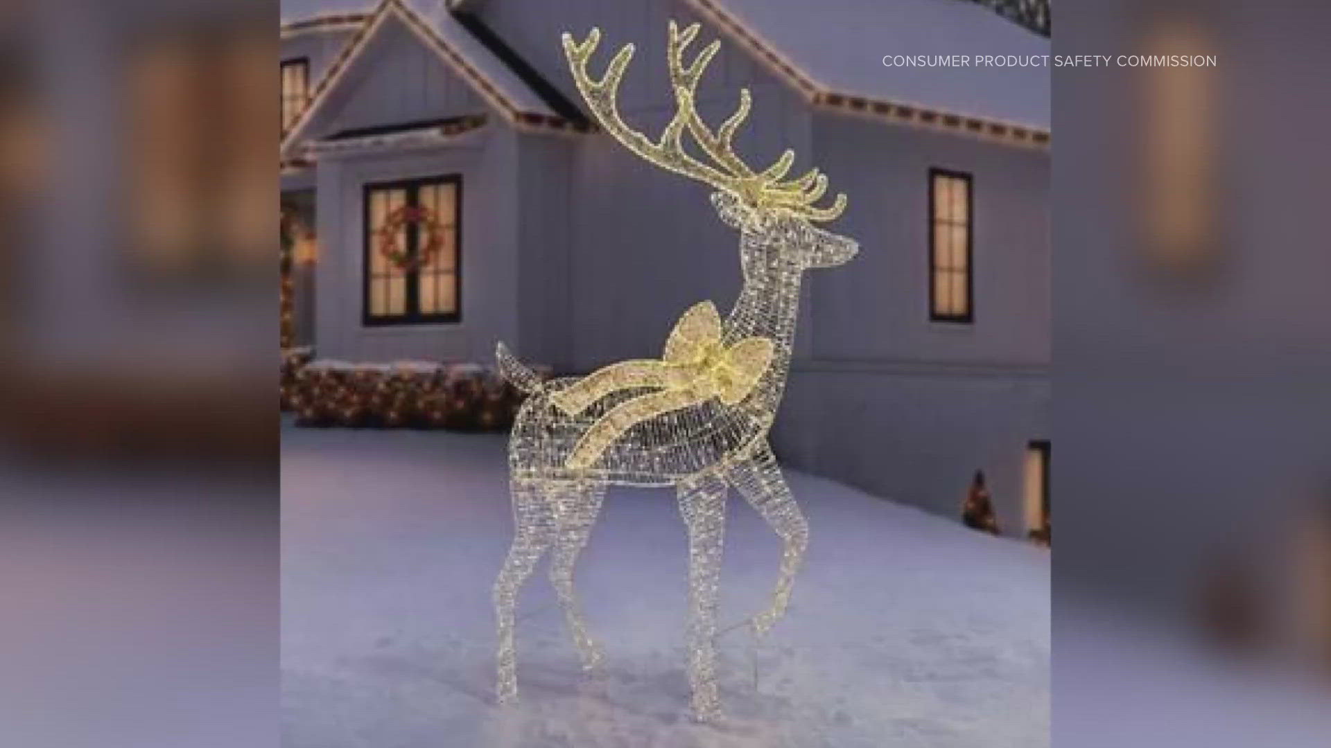 Christmas deer lights sold at Sam's Club recalled | 9news.com