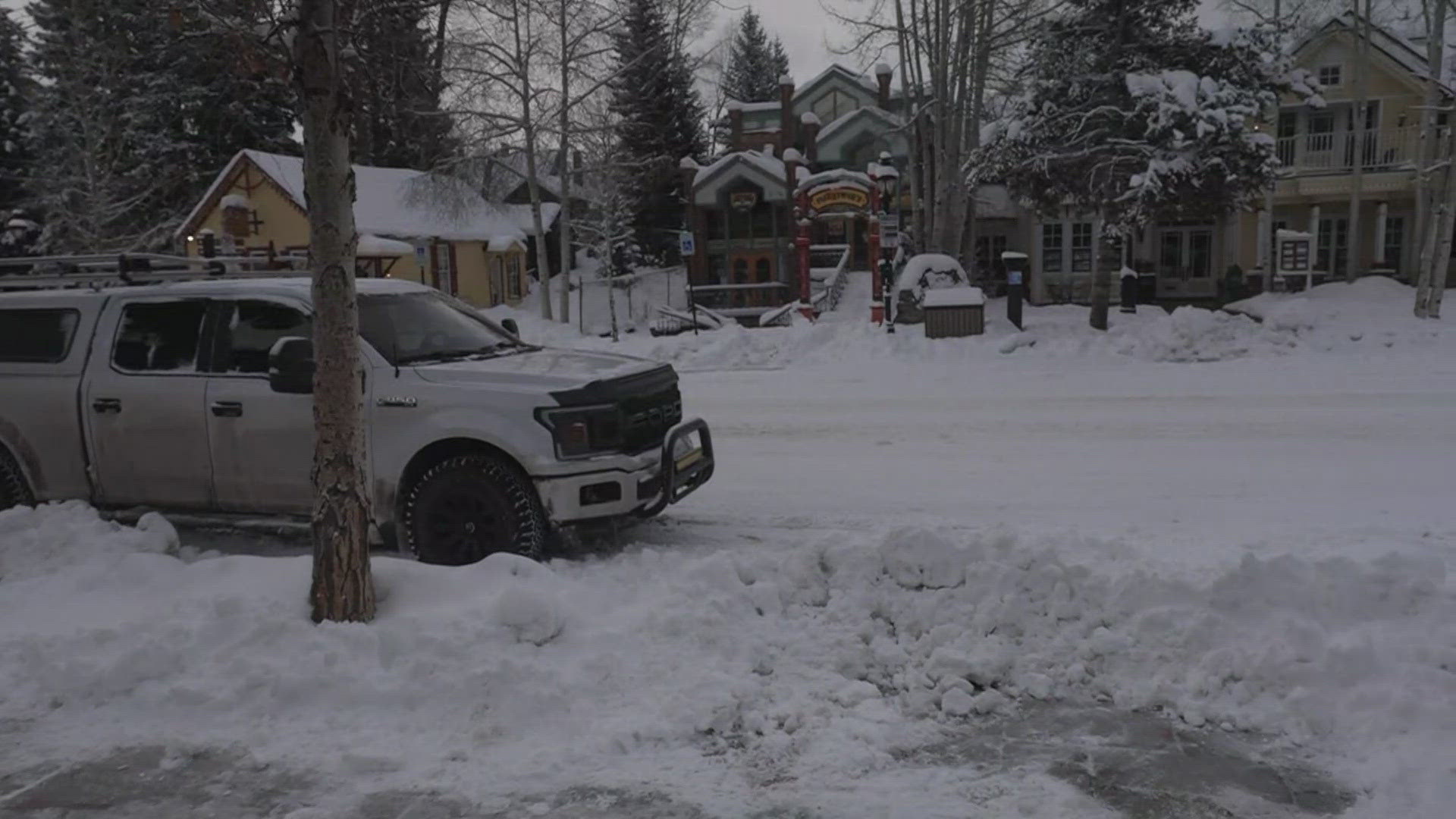 Matt Renoux is checking out snowy conditions in Breckenridge after a storm brought more snow to Colorado's High Country overnight.