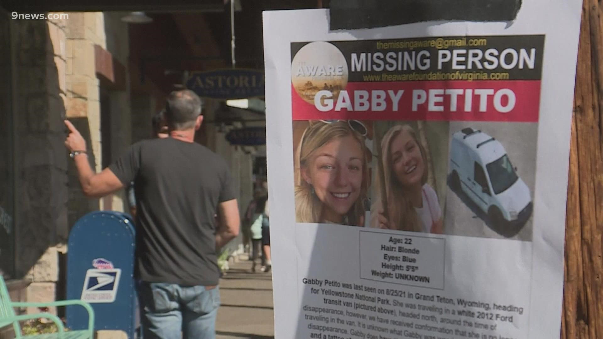 Gabby Petito's family heard from her late August after while on a cross-country trip with fiancé Brian Laundrie – new police video shows their van was stopped.