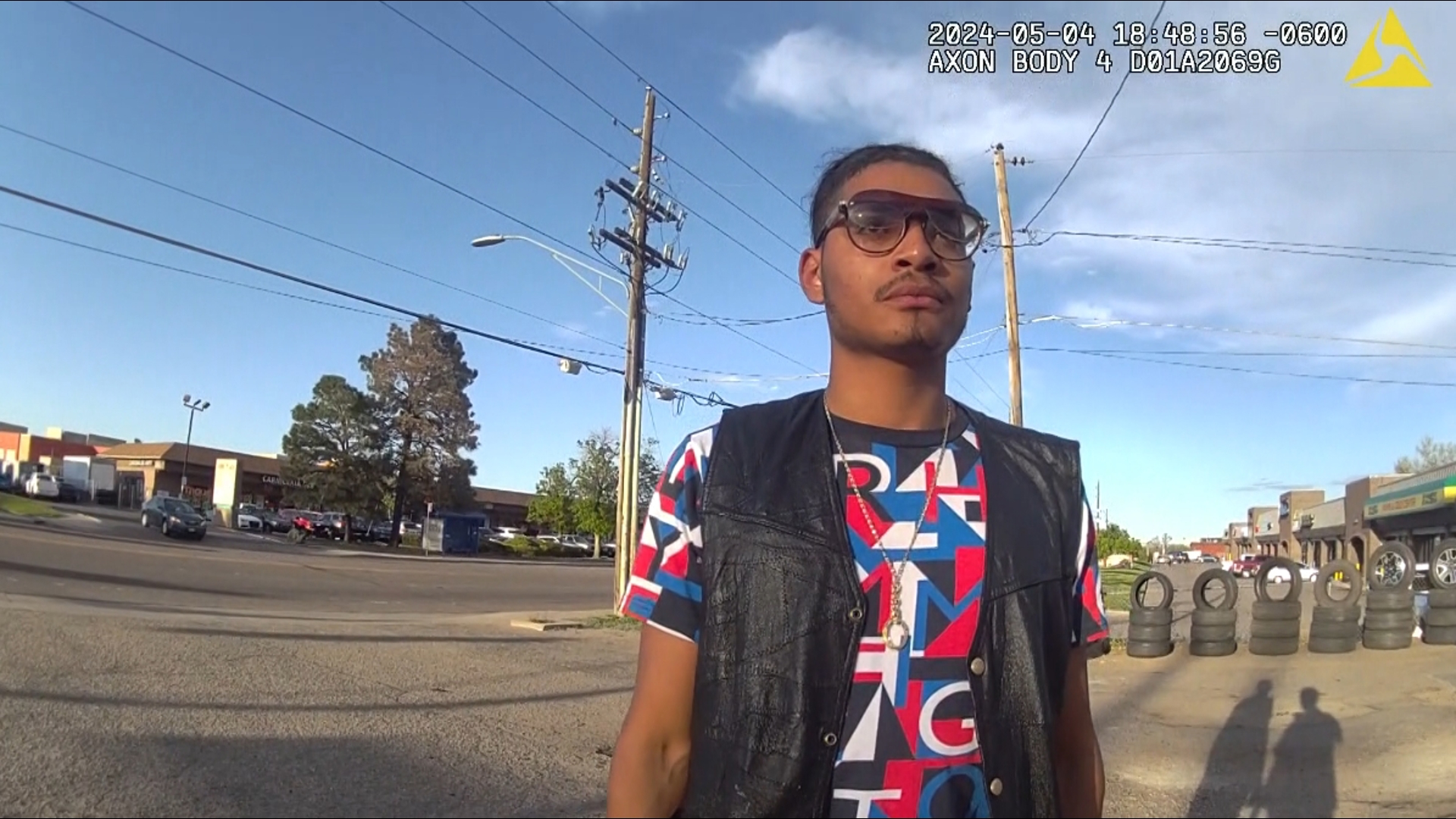 The body camera footage from the Thornton Police Department of Rayvon Lewis earlier on the day of his death.