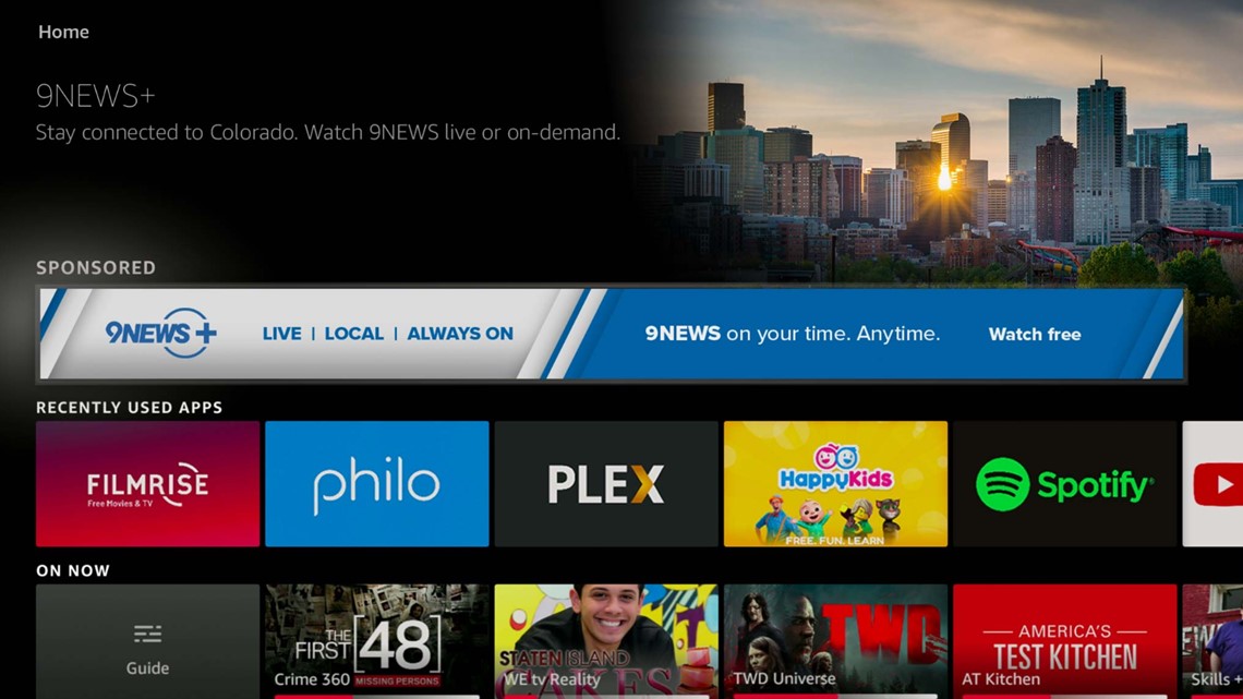 Get 9NEWS on ROKU,  Fire TV, Apple TV