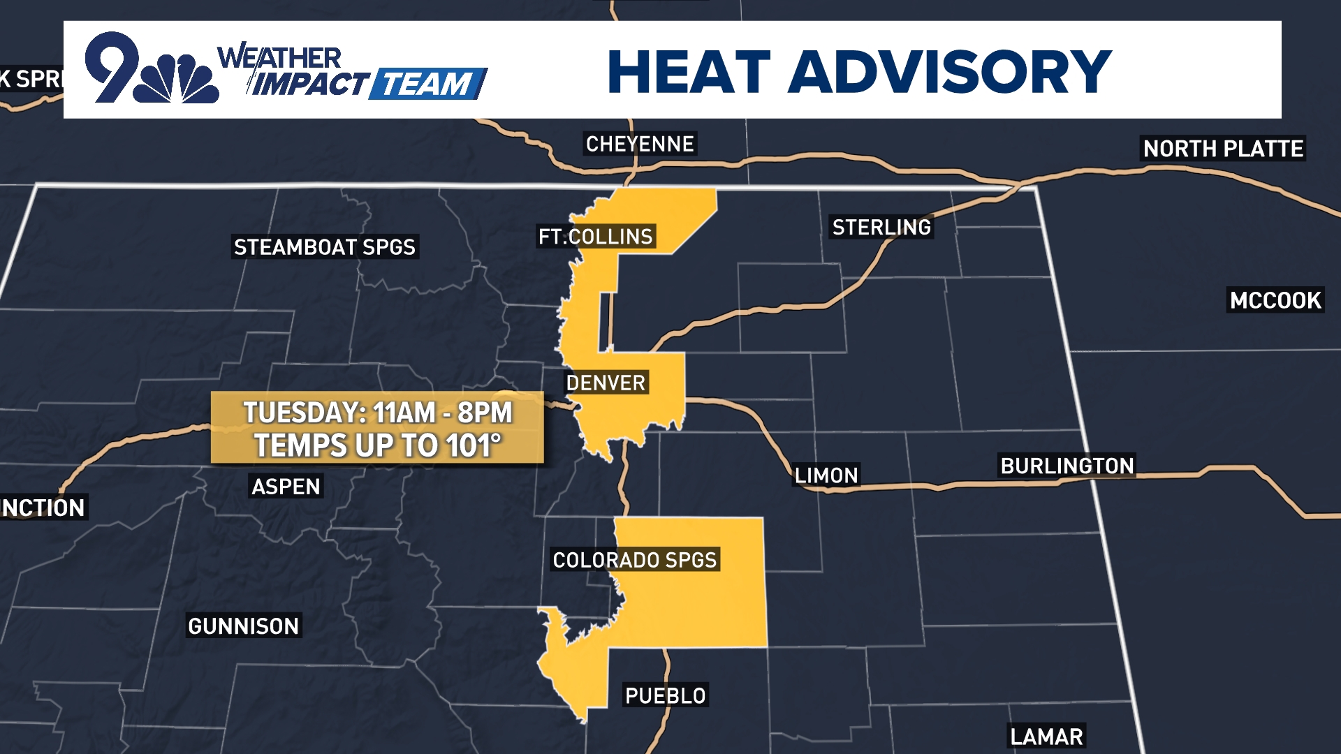 Denver forecast: Record-breaking heat to impact Colorado | 9news.com