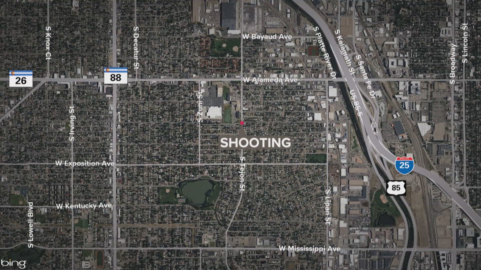 The shooting happened in the Athmar Park neighborhood.