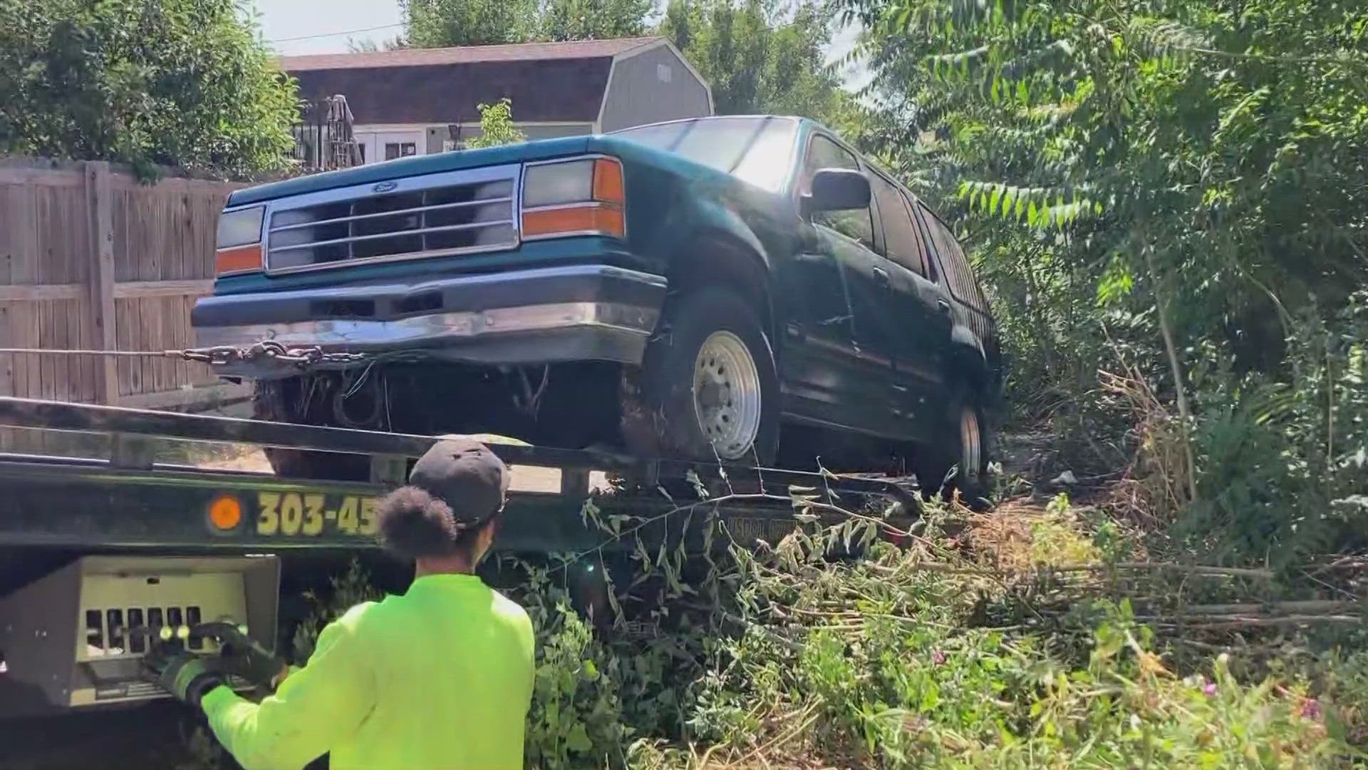 Steve On Your Side called Denver’s Right of Way Enforcement and the abandoned Ford Explorer was towed away in a couple of hours.