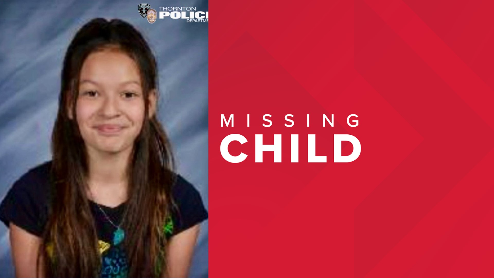 Missing 12-year-old Girl In Thornton | 9news.com