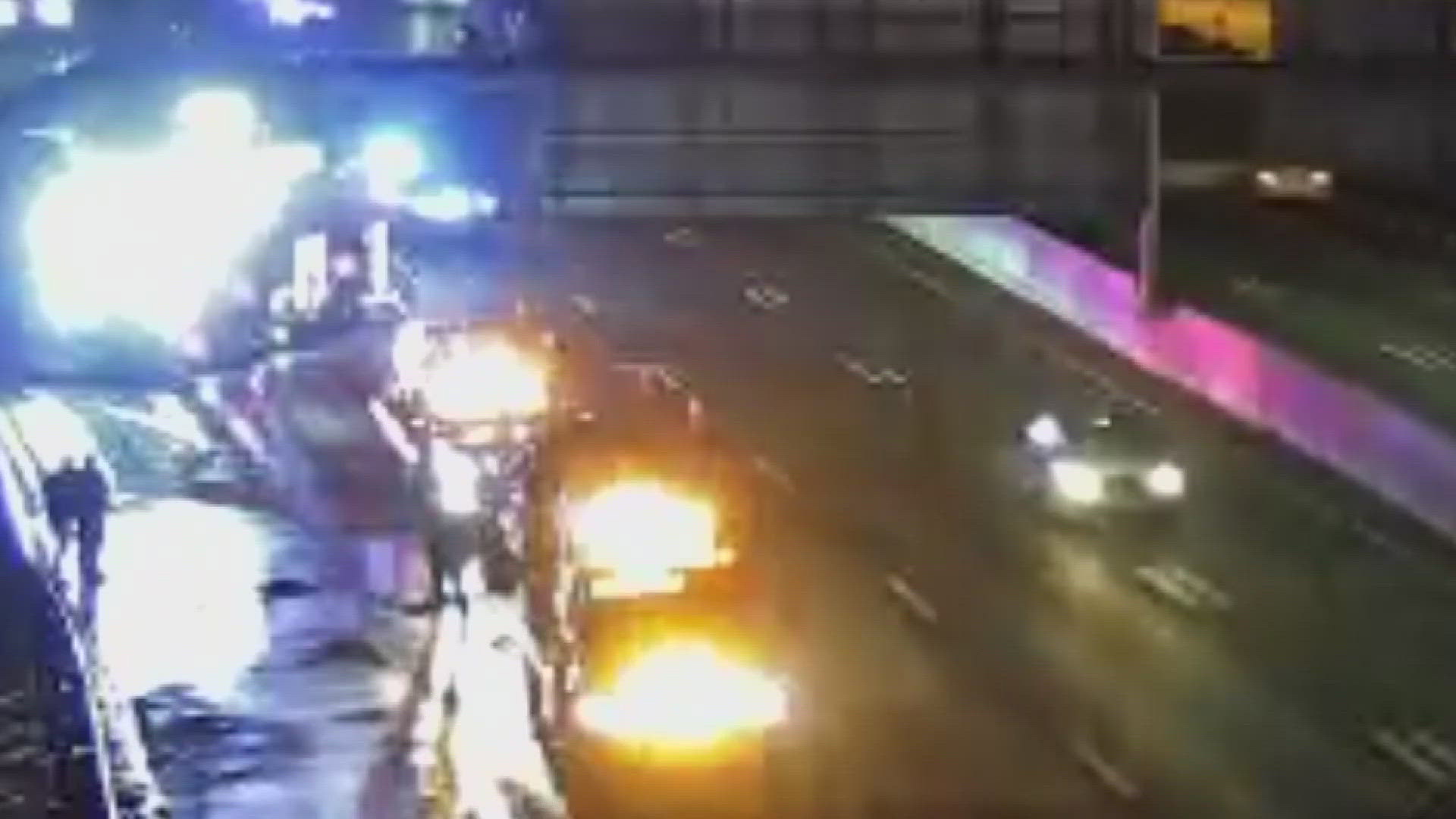 Southbound lanes on I-25 reopen in Thornton after crash | 9news.com