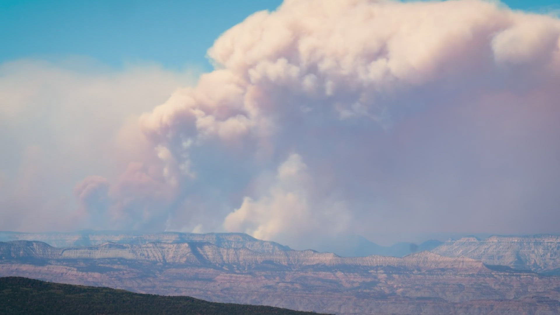 The Pine Gulch Fire started at the end of July 2020.
