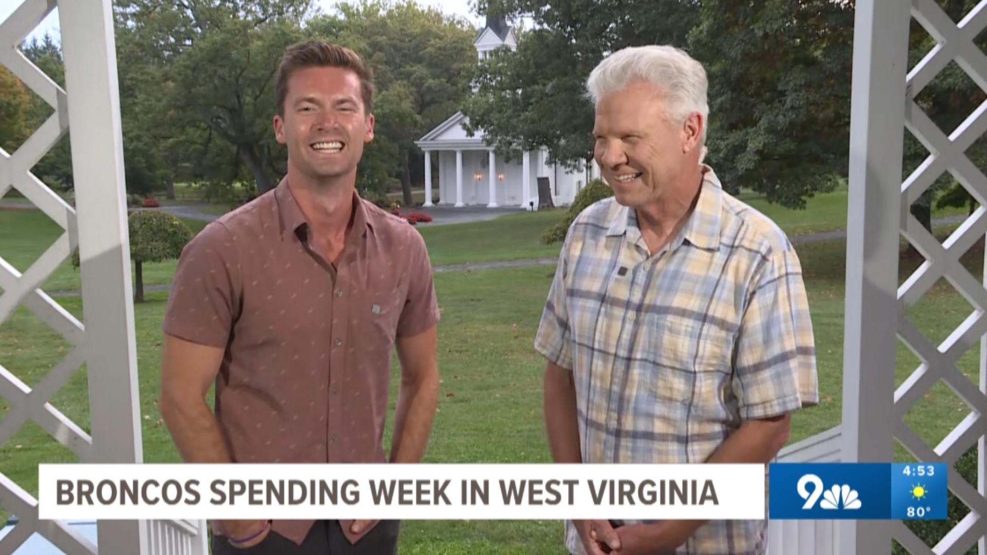 Mike Klis and Scotty Gange report live from The Greenbrier Resort, where the Denver Broncos will be staying in between games on the east coast.