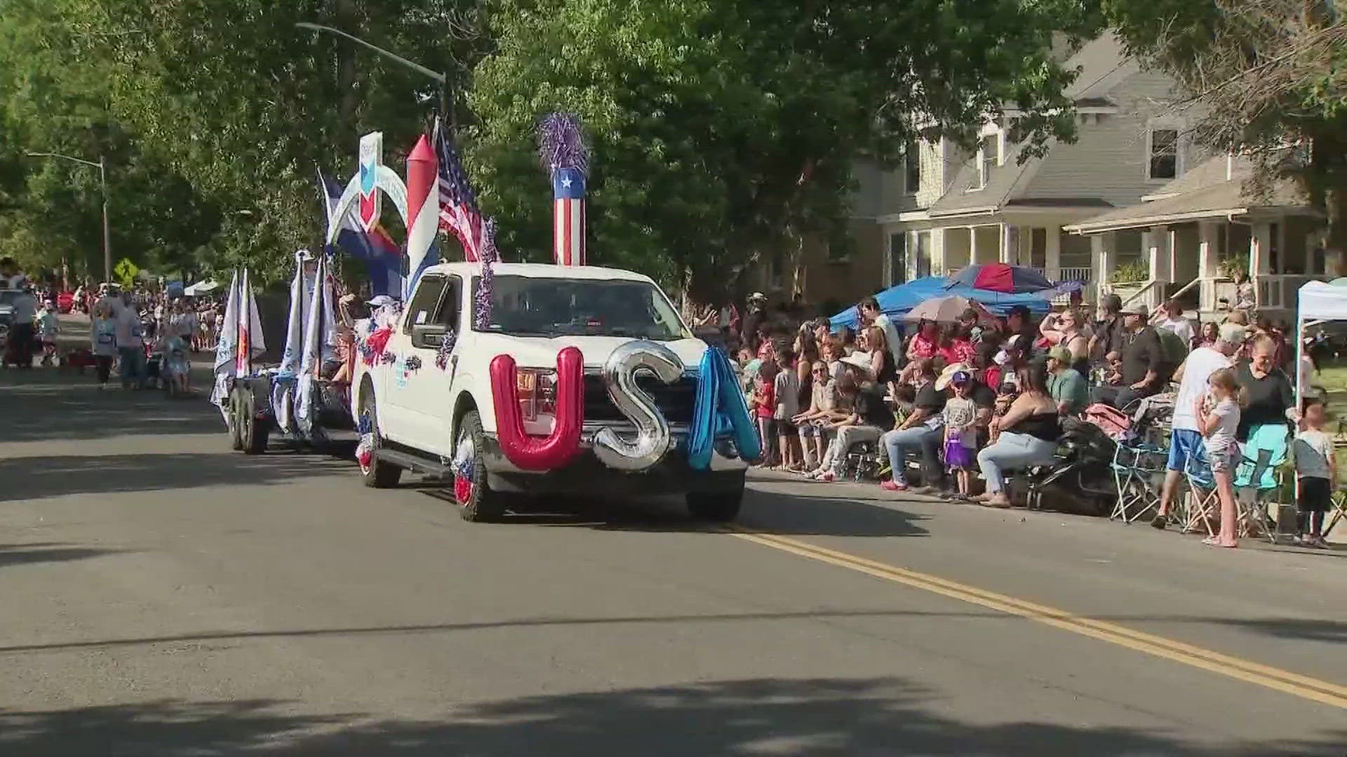The Fourth of July parade will feature more than 120 floats, marching bands and equestrians from around Colorado and surrounding states.
