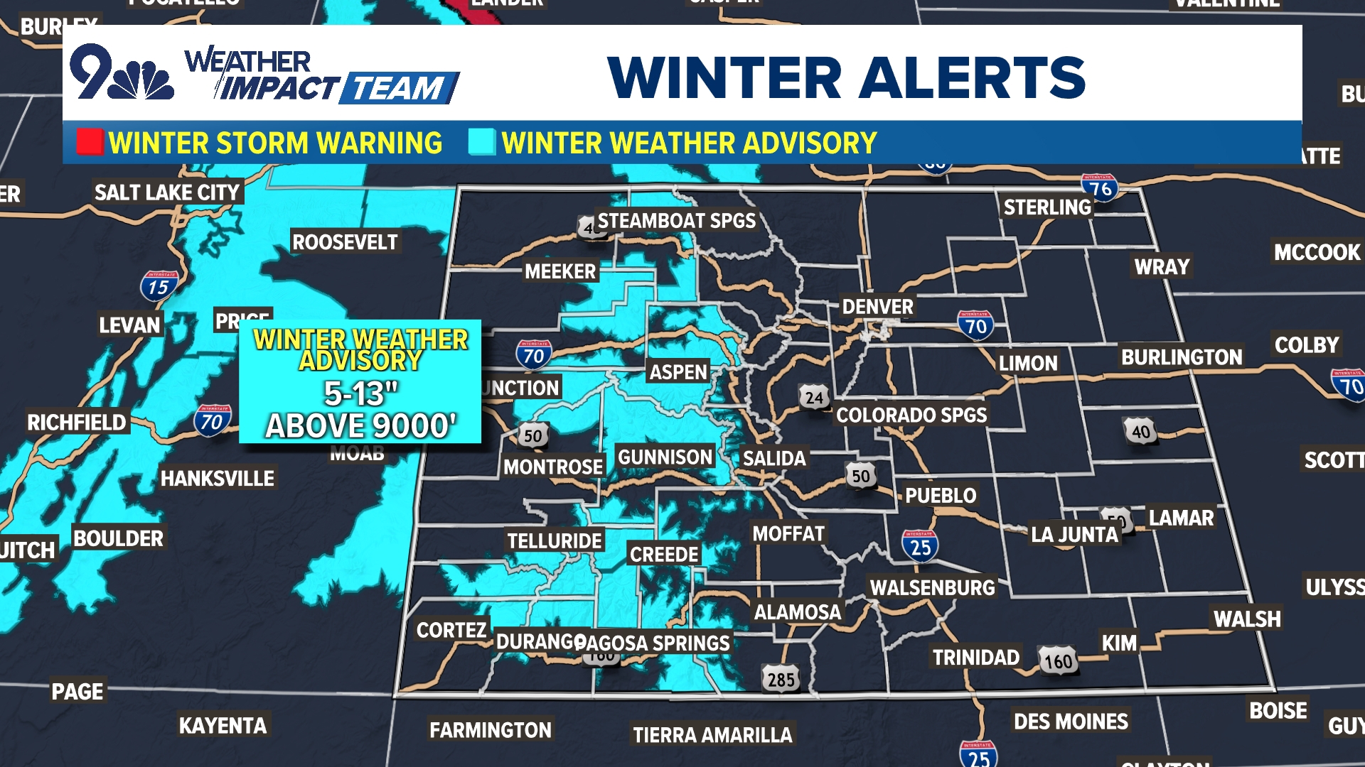 Snow, rain in Denver forecast: Winter weather alerts in mountains ...