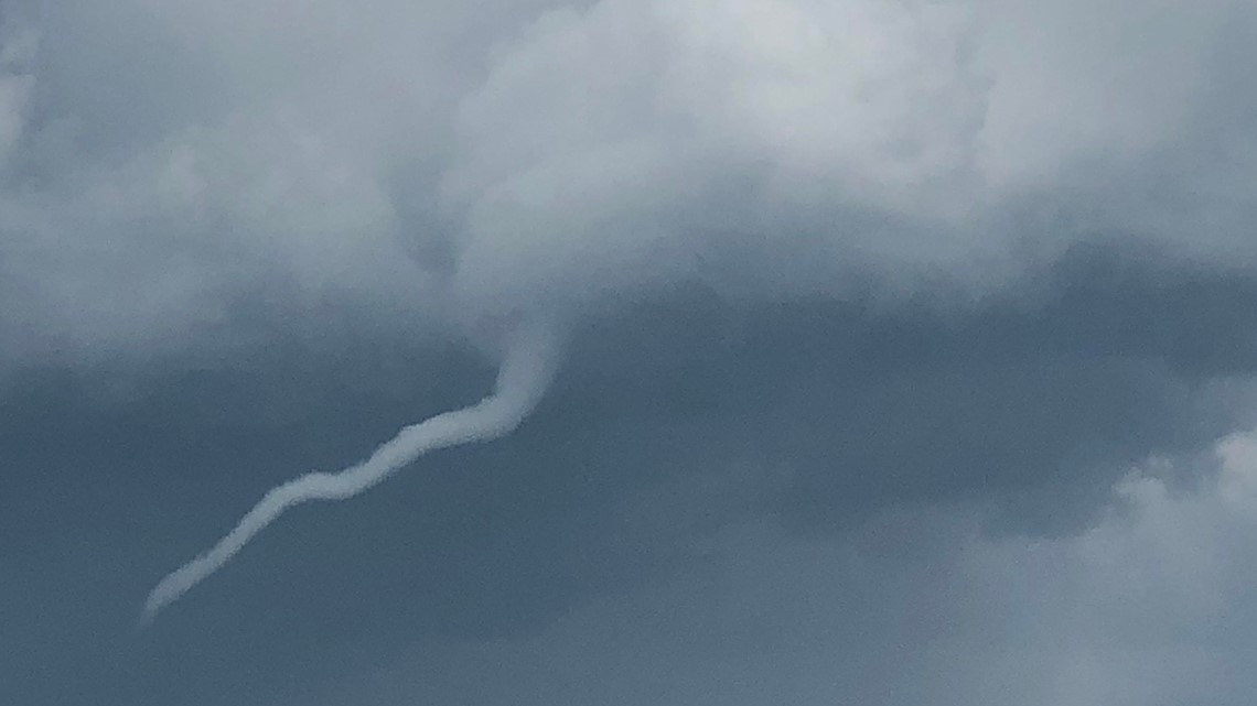 Colorado severe weather Funnel clouds spotted in Aurora, Elizabeth Monday afternoon