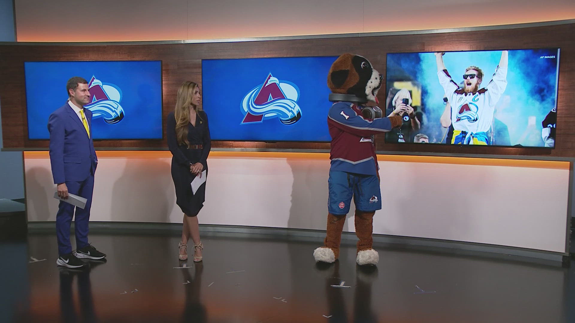 How well does Colorado Avalanche mascot Bernie know the team? We put him to the test with a couple of trivia questions ahead of Thursday night's game. 