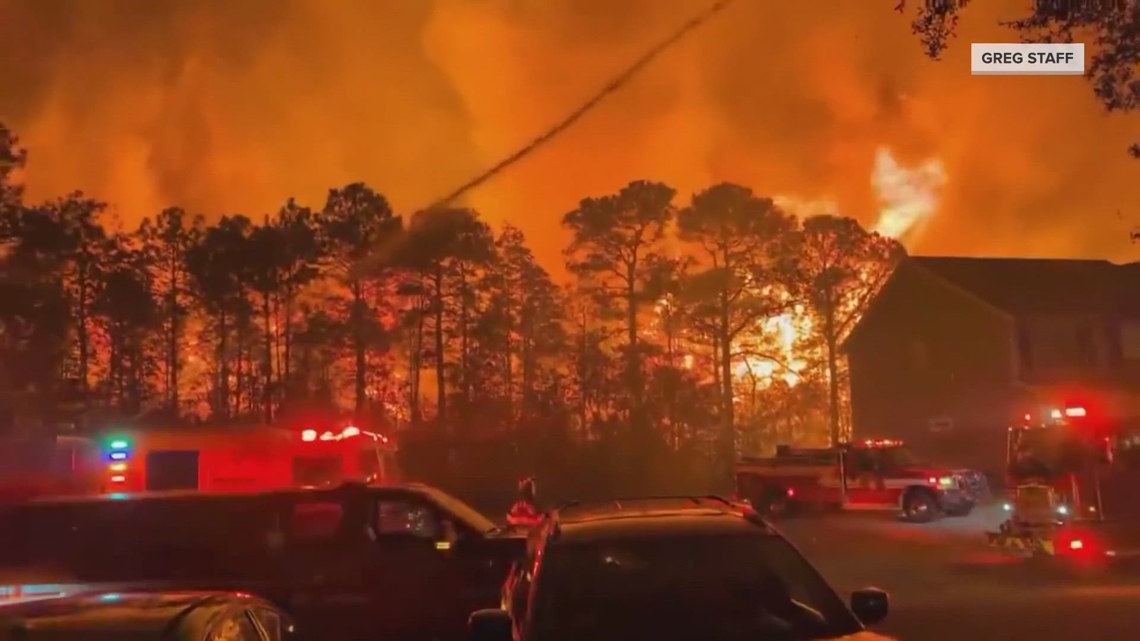 5 wildfires burning in South Carolina | 9news.com