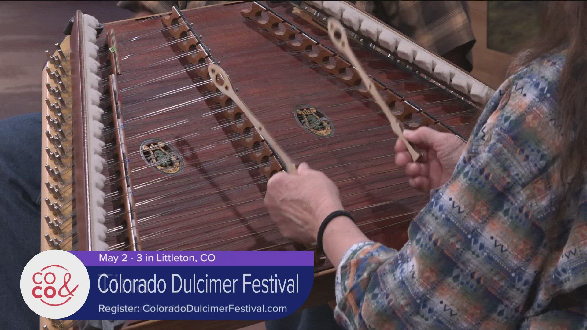The Colorado Dulcimer Festival happens May 2nd-3rd at St. James Presbyterian in Littleton. Learn more and register for workshops at ColoradoDulcimerFestival.com. 