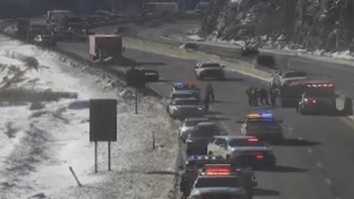 Interstate 70 closed eastbound for crash near Georgetown | 9news.com