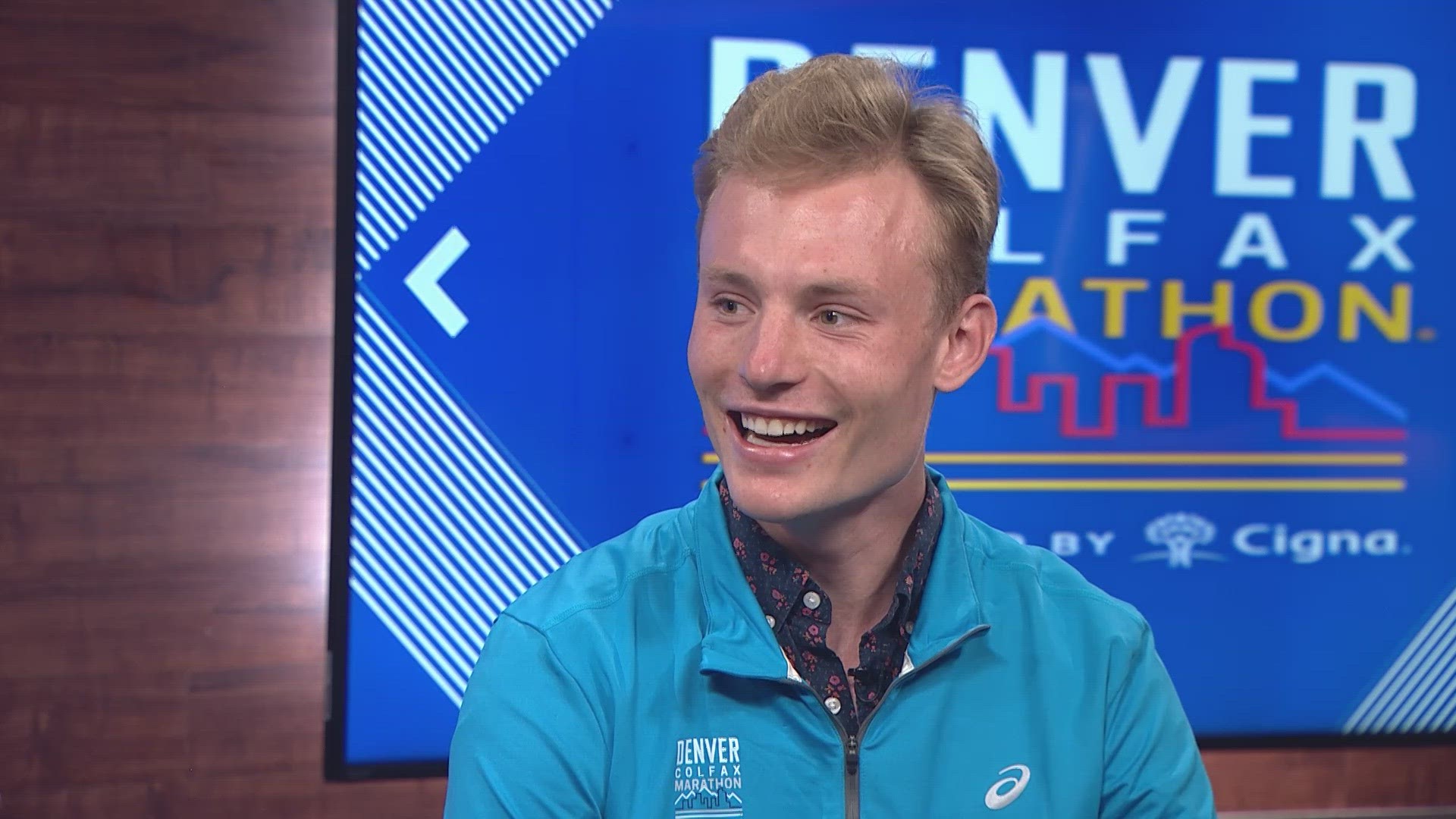 More than 20,000 runners hit the streets for the Colfax Marathon on Sunday. Jack Davidson won the full marathon, and stopped by 9NEWS to talk about the race.
