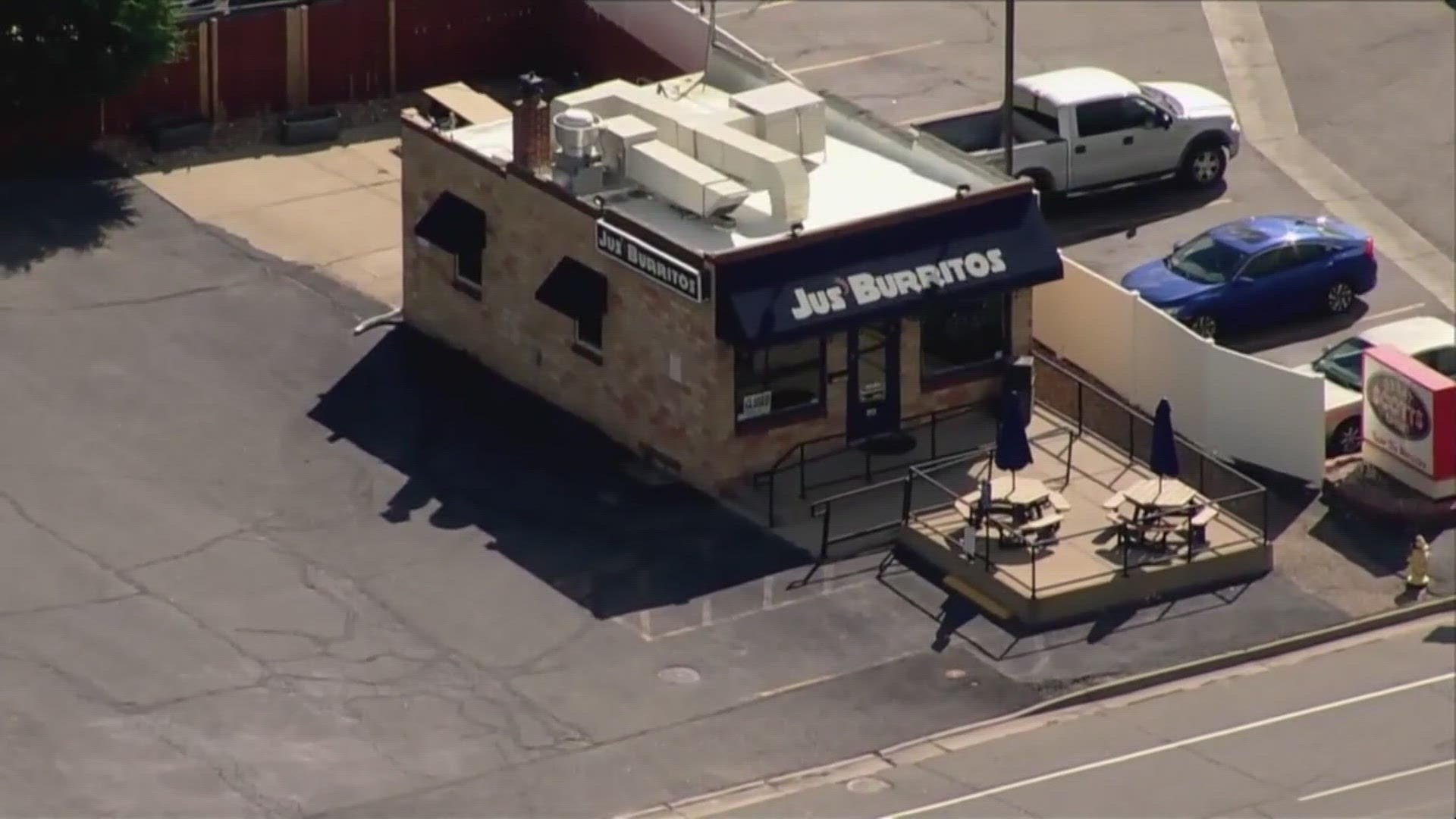 Man accused of firing shot at burrito restaurant