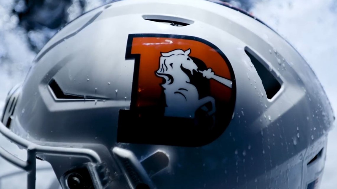 Denver Broncos debut new alternate white helmet | 9news.com