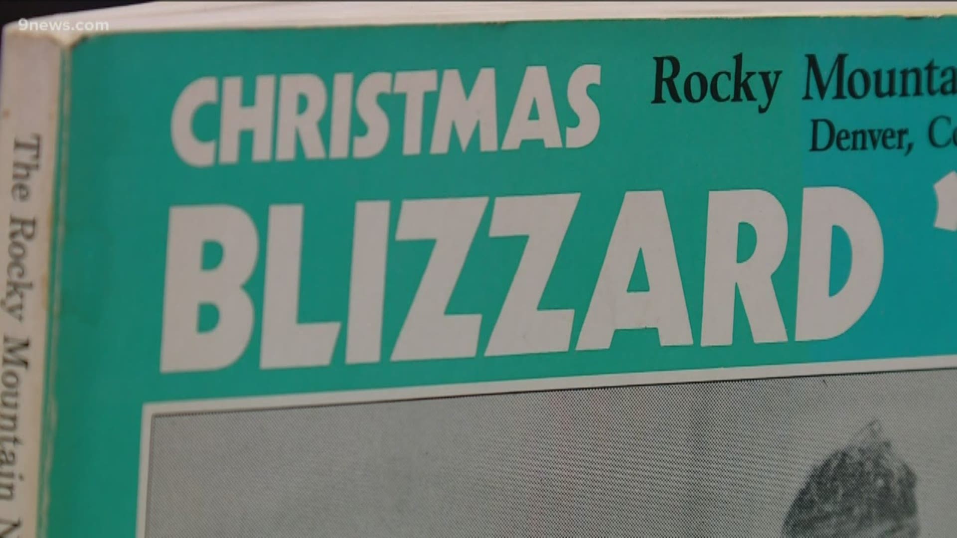 The Rocky Mountain News put out a special edition book about the '82 Christmas Eve blizzard they called a 'Survivor's Souvenir.'